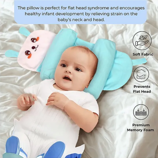 Adjustable Baby Sleeping Support Pillow Anti Roll Cushion with Headrest